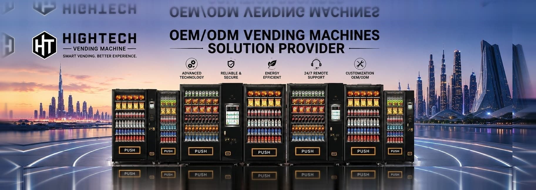 HIGHTECH Vending Machine — OEM/ODM Vending Machines Solution Provider